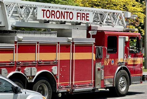 Man critically injured in Scarborough fire